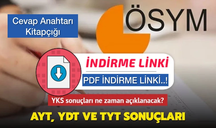 2024 YKS AYT TYT YDT Soru ve Cevapları PDF İndirme Linki Bingöl