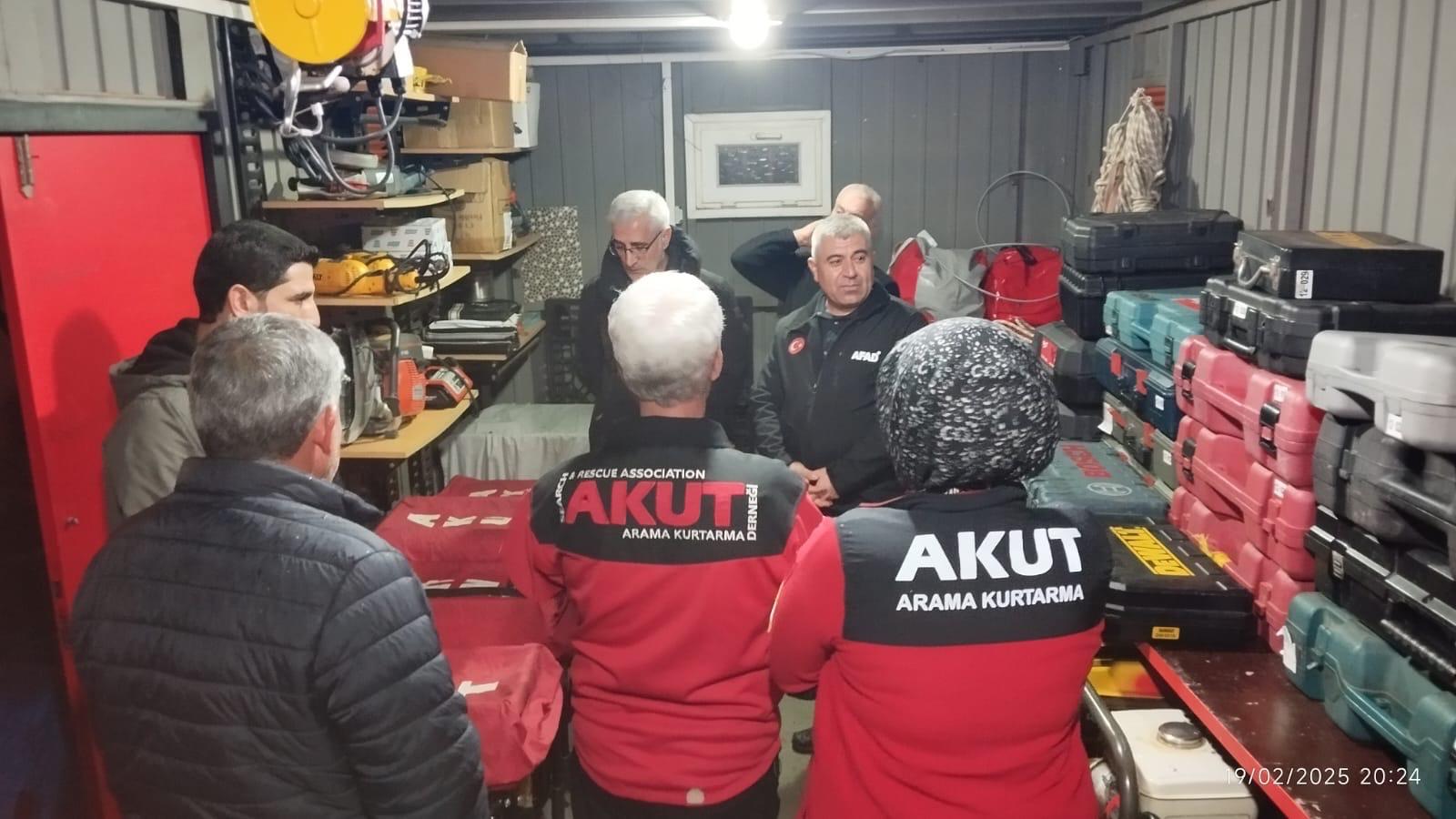 Afad Müdürü Akut Zi̇yareti̇