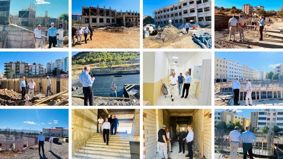 Bi̇ngöl'de 9 Okulun İnşaati Devam Edi̇yor (3)