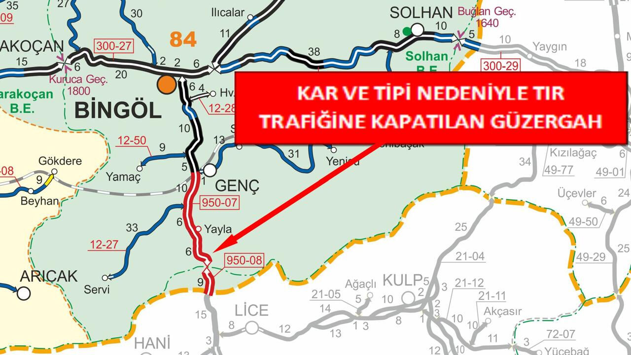 Diyarbakır Yolu Kapatıldı