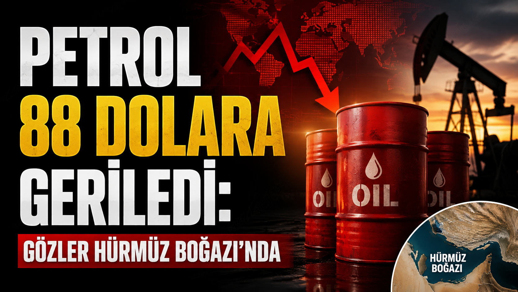 Petrol 88 Dolara Geriledi: Gözler Hürmüz Boğazı’nda