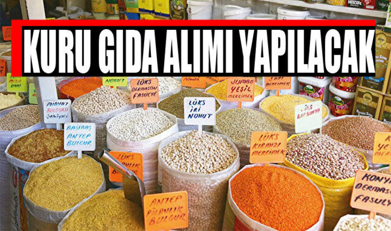 GIDA ÜRÜNLERİ SATIN ALINACAKTIR