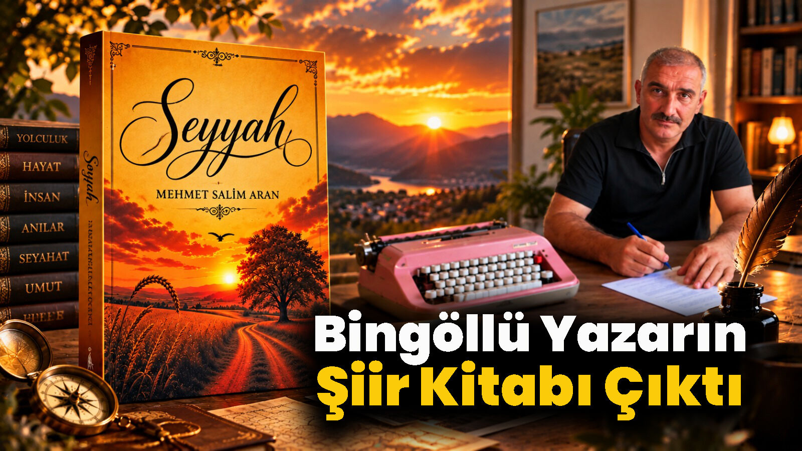 Bingöllü Yazarın Şiir Kitabı Çıktı