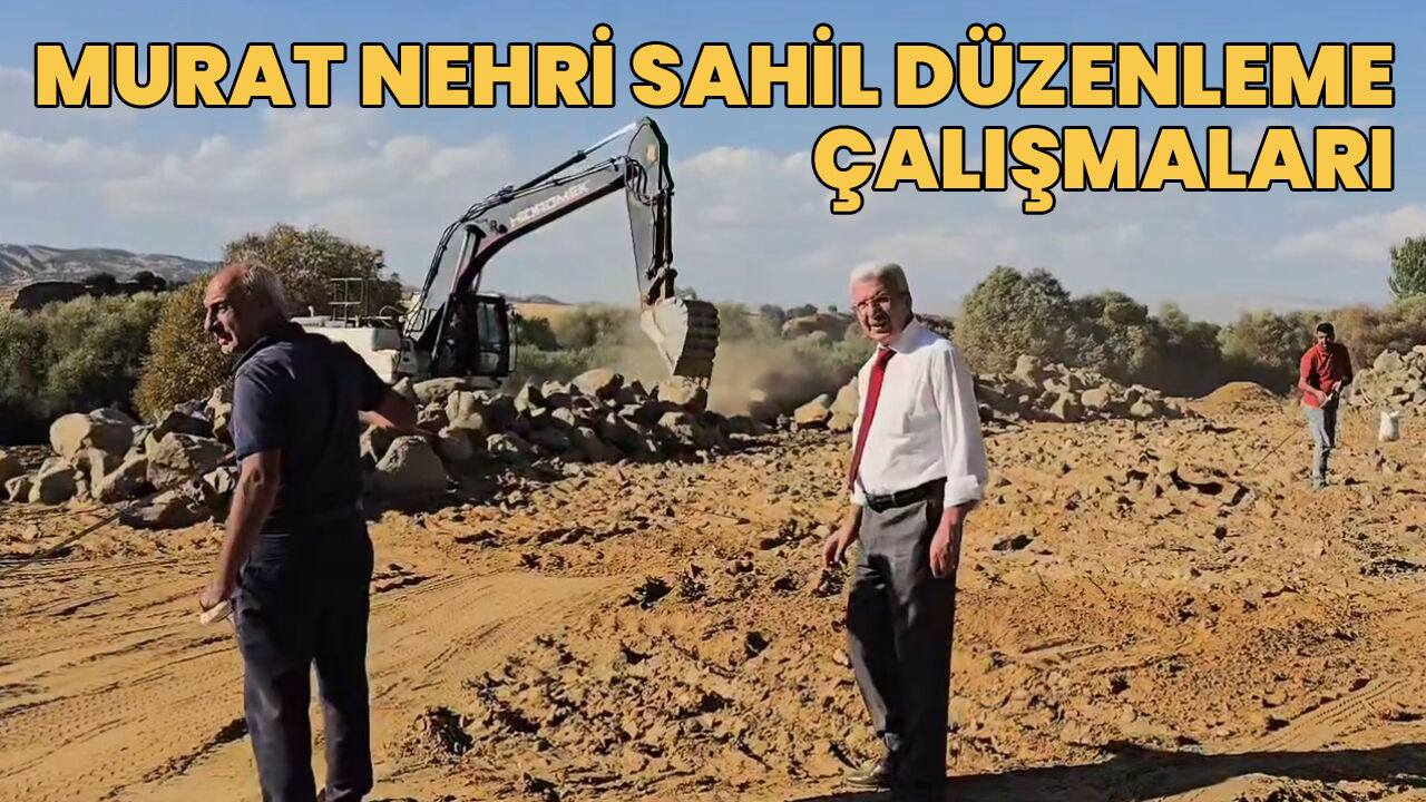 Başkan Tartar, Murat Nehri Sahil Çalışmalarını İnceledi!