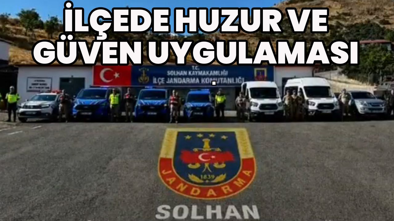 Solhan’da Okul Çevrelerinde ‘Huzur ve Güven Uygulaması’