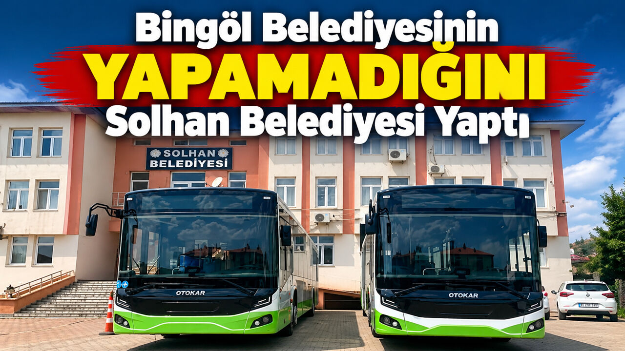 Bingöl Belediyesinin Yapamadığını Solhan Belediyesi Yaptı