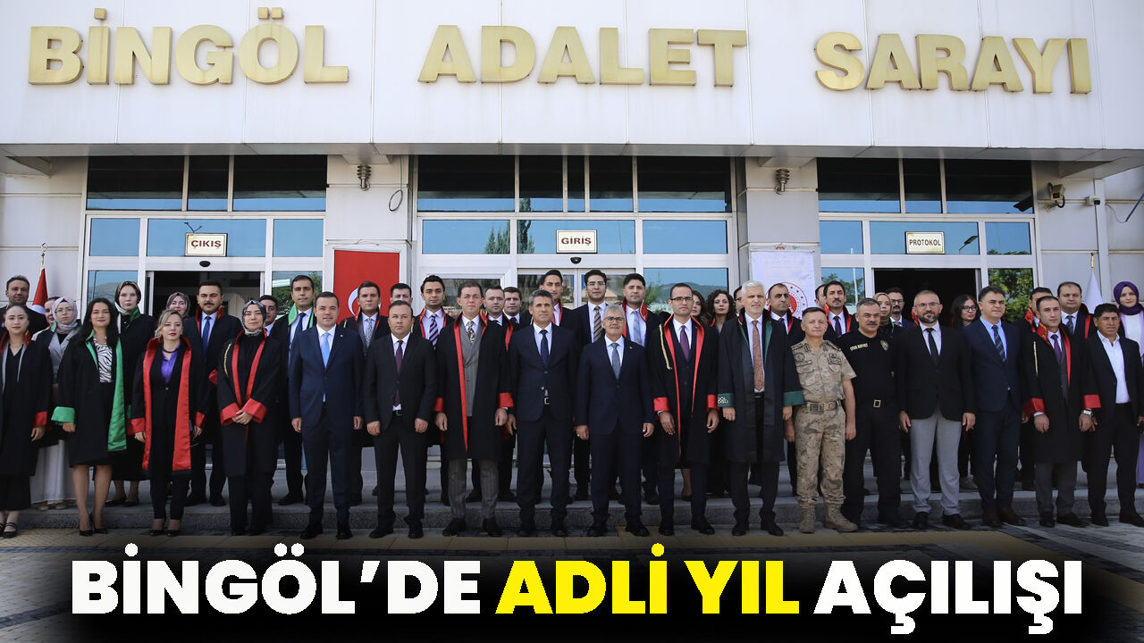 Bingöl’de Adli Yıl Açılışı