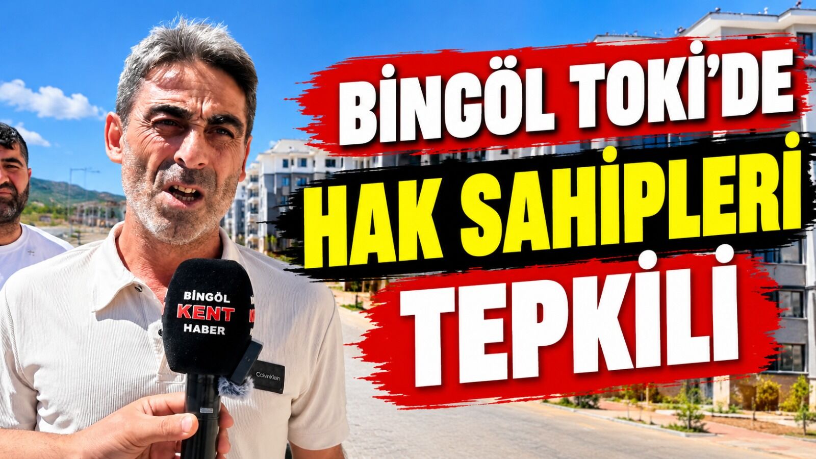 Bingöl TOKİ’de Hak Sahipleri Tepkili