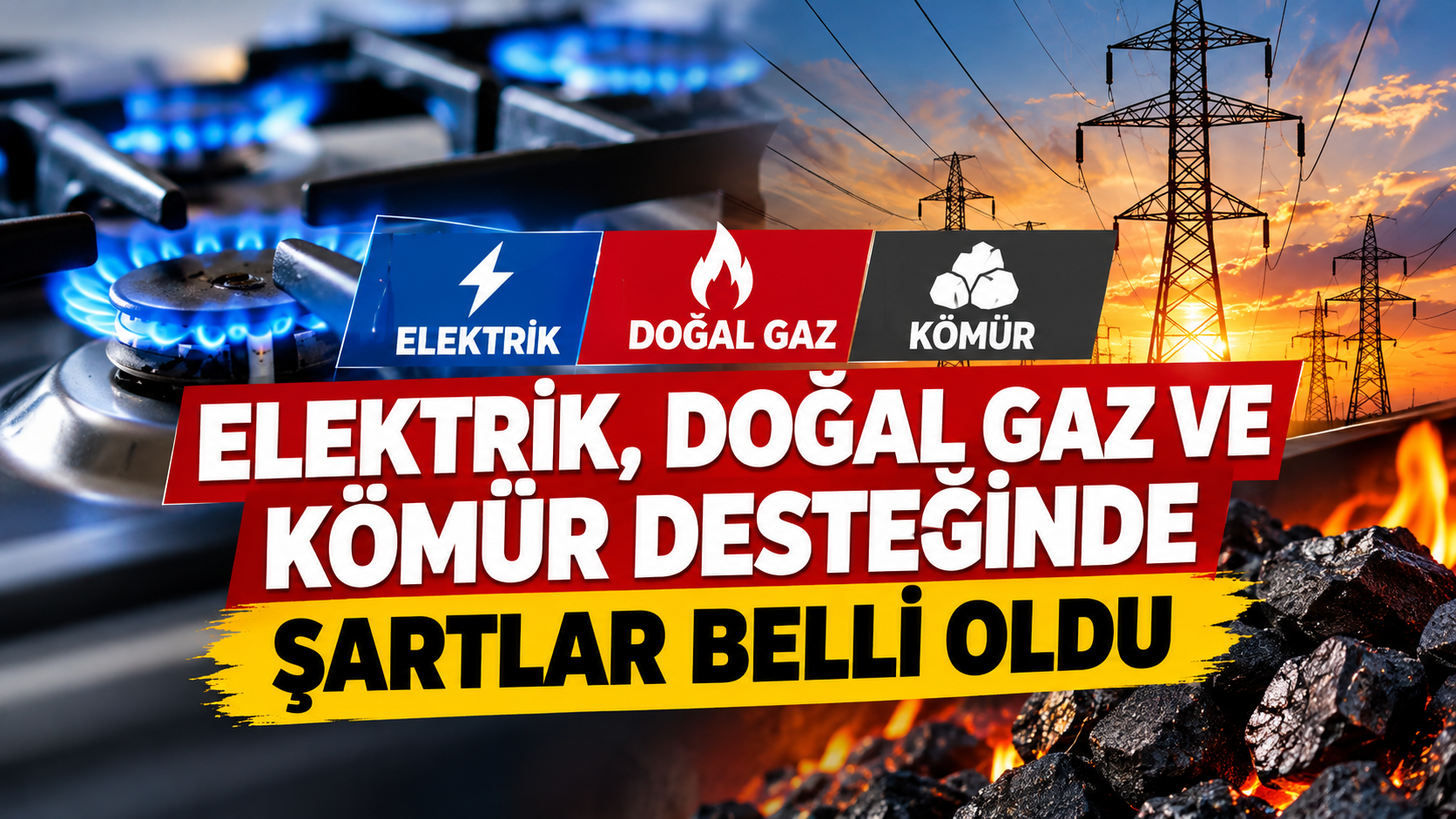 Elektrik, Doğal Gaz ve Kömür Desteğinde Şartlar Belli Oldu