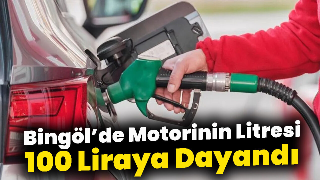 Bingöl’de Motorinin Litresi 100 Liraya Dayandı