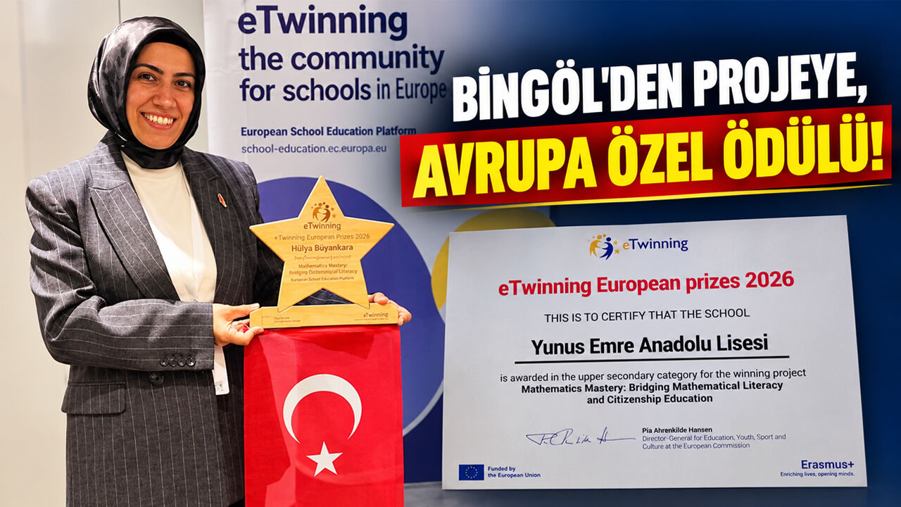 Bingöl'den Projeye, Avrupa Özel Ödülü!