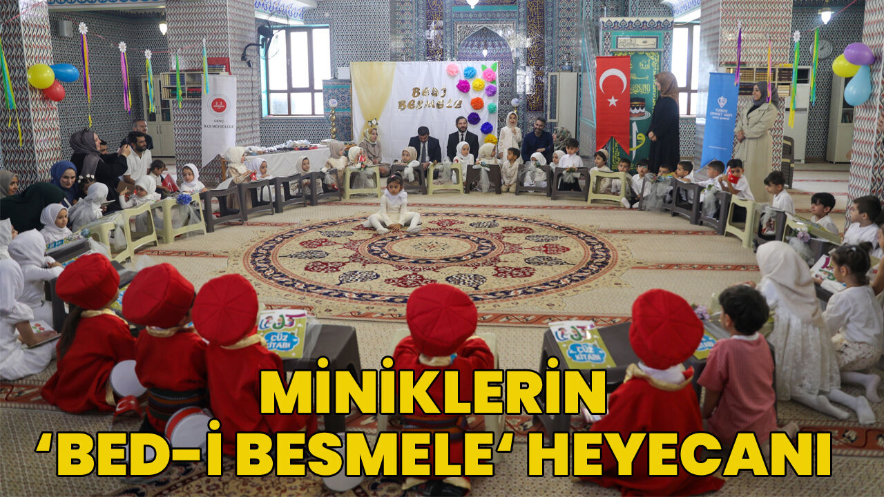 Bingöl’de Miniklerin ‘Bed-i Besmele’ Programı