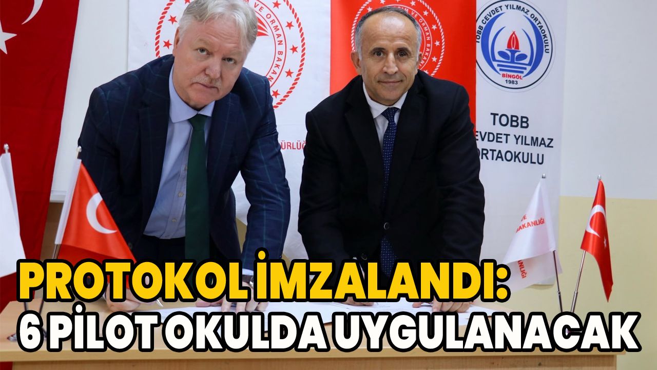 Bingöl’de ‘Okulumda Gıda Dedektifi Benim’ İşbirliği Protokolü