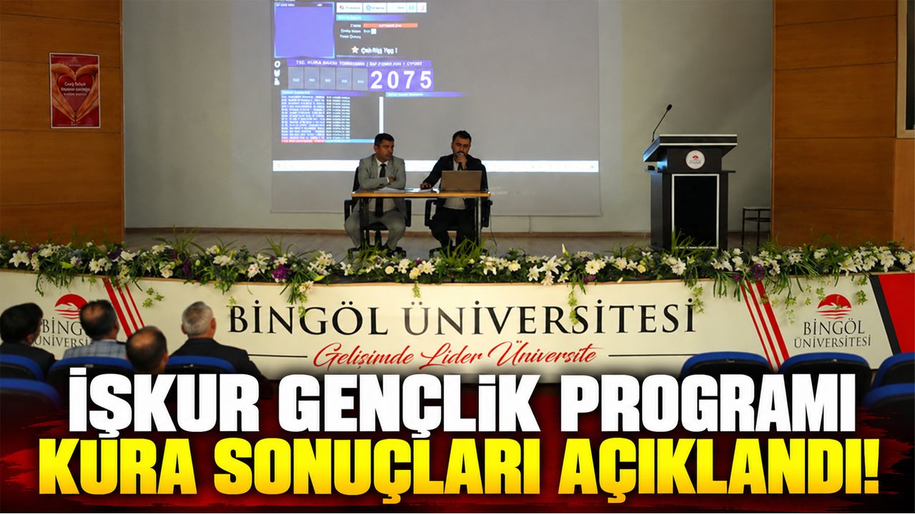 Bingöl'de İŞKUR Gençlik Programı Kura Sonuçları Açıklandı!