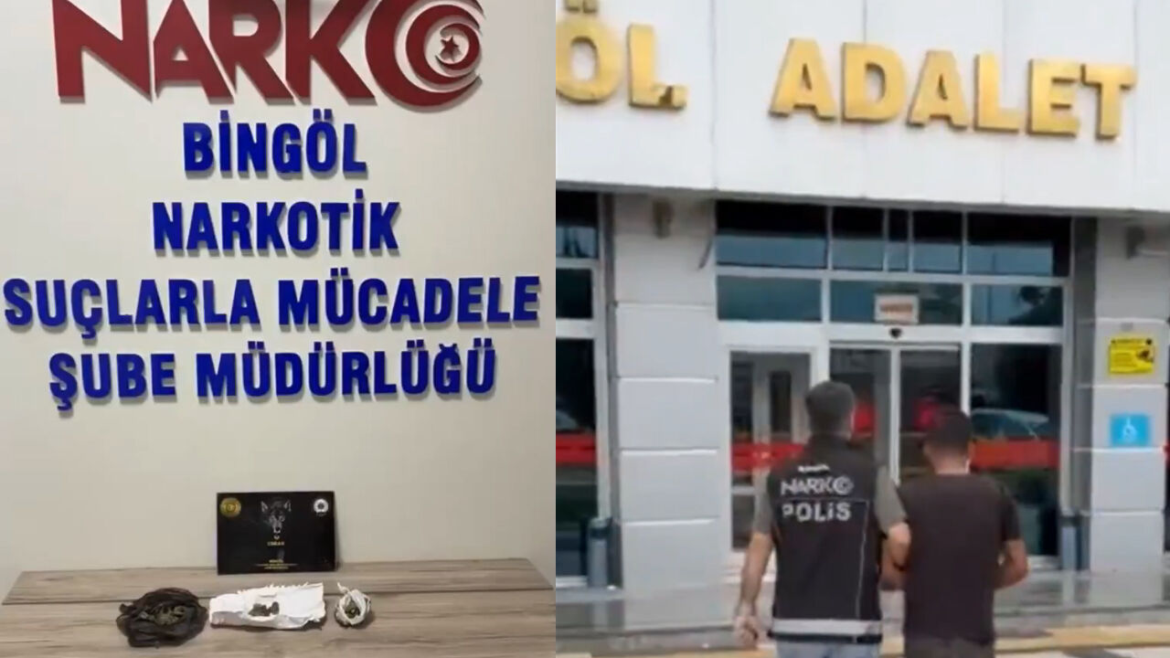 Bingöl'de Narkotik Operasyon: 1 Tutuklama