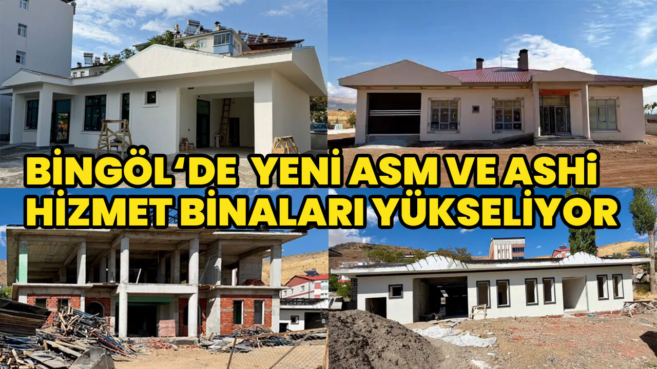 Bingöl’de Yeni Sağlık Merkezlerinin İnşaat Çalışmaları Sürüyor