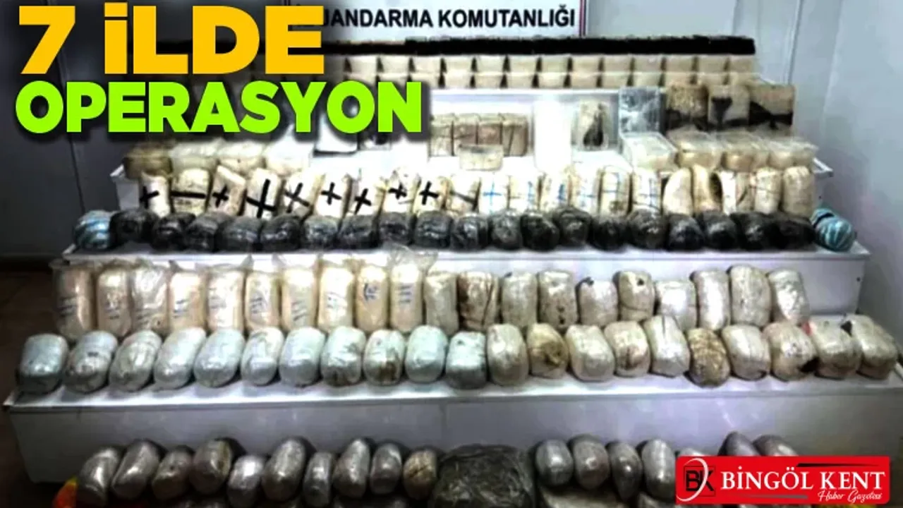 2 ton 350 kilogram uyuşturucu madde ele geçirildi, listede Bingöl de var