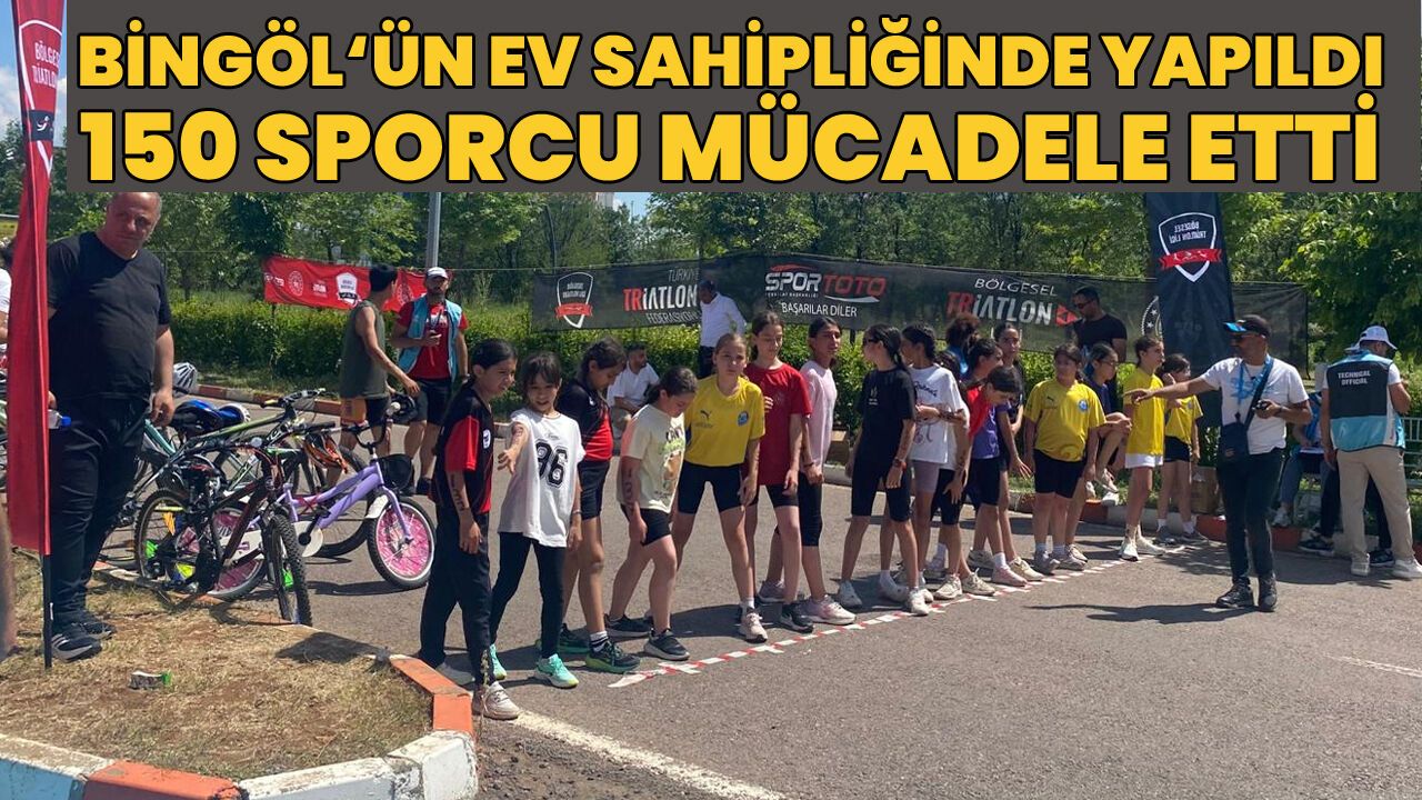 Bingöl’deki Duatlon Yarışları’na Bingöllü Sporcular Damga Vu