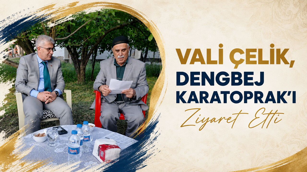 Vali Çelik, Dengbej Karatoprak’ı Ziyaret Etti