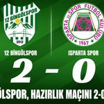 12 Bingölspor, Hazırlık Maçını 2-0 Kazandı
