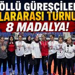 Bingöllü Güreşçilerden Uluslararası Turnuvada 8 Madalya!