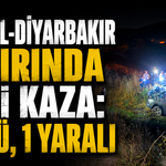 Bingöl-Diyarbakır Sınırında Feci Kaza: 2 Ölü, 1 Yaralı