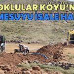 Karlıova’nın Köyüne İçmesuyu Hattı