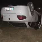 Otomobil Tarlaya Uçtu: 1 Yaralı