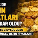 Bingöl’de Altın Fiyatları Ne Kadar Oldu? İşte 3 Eylül 2026 Güncel Altın Fiyatları