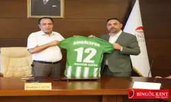 Bingölspor'dan Rektörlük ziyareti