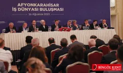 Yılmaz, Afyonkarahisar’da iş insanlarıyla biraya geldi