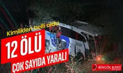 Yolcu otobüsü şarampole uçtu! 12 ölü, 19 yaralı