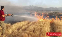 İçmeler TOKİ’de örtü yangını