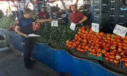 Kayseri Melikgazi zabıtasından pazar denetimi