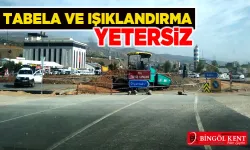 Bingöl Çevreyolu Kavşağı kazalara davetiye çıkarıyor