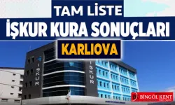 Bingöl-Karlıova TYP kura sonuçları açıklandı