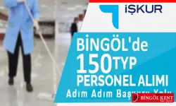 Bingöl’de TYP ile 150 işçi alınacak