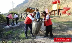 Çukurca’da çevre temizliği