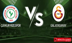 Rizespor-Galatasaray Maçı Canlı Anlatım