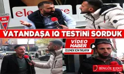 Bingöl’ün IQ testi imtihanı!