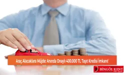 Araç Alacaklara Müjde: Anında Onaylı 400.000 TL Taşıt Kredisi İmkanı!