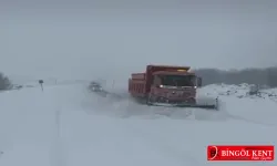 Bingöl-Elazığ Karayolunda Karla Mücadele!