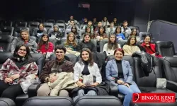 Bingöl emniyetinden öğrencilere sinema etkinliği