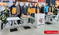 Bingöl'de 'Acil Sağlık' standı kuruldu