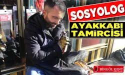 Bingöl'de iki üniversite bitirdi... Ayakkabı tamir ediyor!