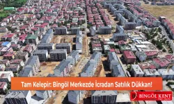 Tam Kelepir: Bingöl Merkezde İcradan Satılık Dükkan!