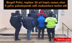 Bingöl'de 36 Yıl Hapis Cezası Bulunan 4 Şahıs Yakalandı!