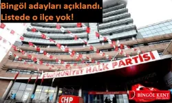 CHP 'Bingöl' Adayını Açıkladı!