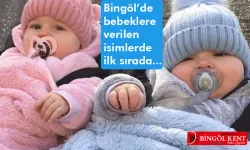 Bingöl’de Bebeklere En Çok Bu İsimler Verildi!