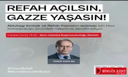 “Refah Açılsın, Gazze Yaşasın”